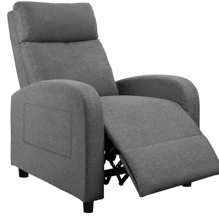 Adjustable Fabric Recliner Home Theater Sofa - Image 2